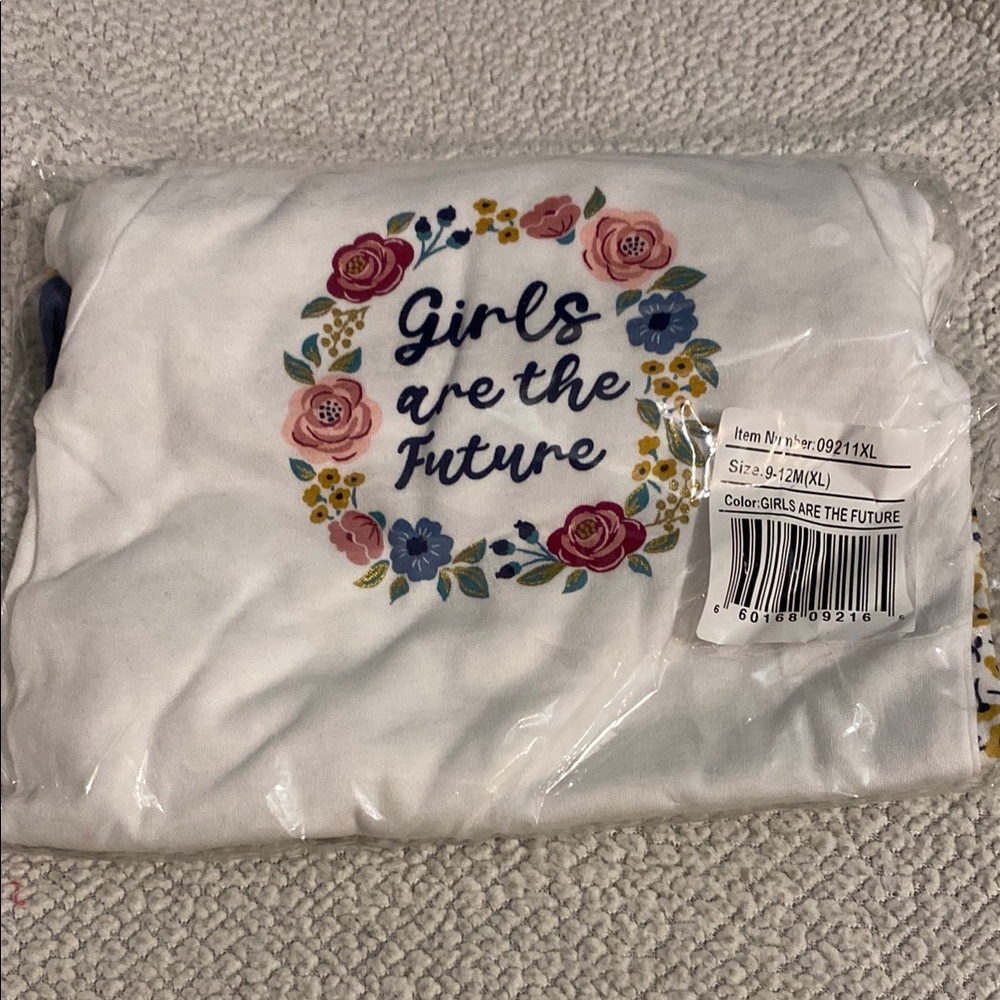 Baby girl bodysuits pack of three